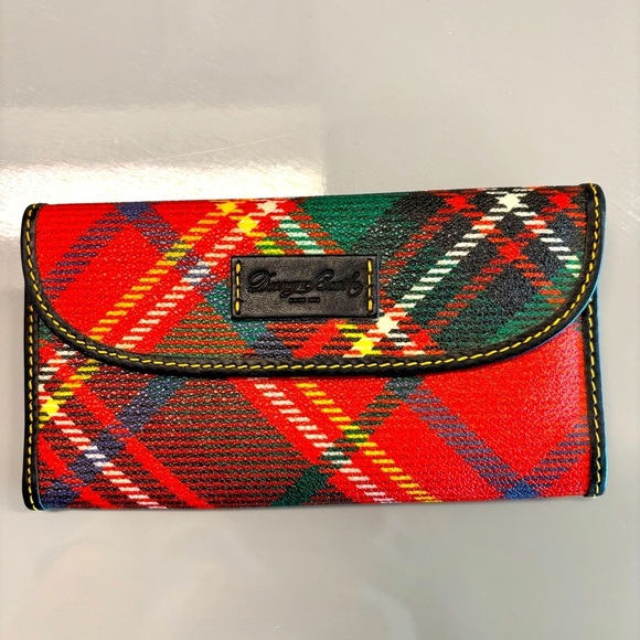 DOONEY & BOURKE TARTAN CONTINENTAL WALLET. Beautiful, Y2K, Collector’s, Vintage - Picture 1 of 7